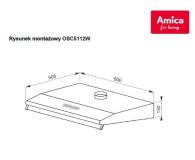 Amica OKAP OSC5112W - 1336809 - zdjęcie 2